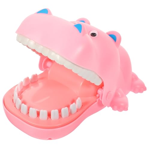 TOYANDONA Krokodil beißende Hand Zähne Zahnarzt Spiel für Kinder Party-Trick-Spiel Kinderspielzeug Spielzeuge beißendes lustiges Spielzeug Cartoon beißendes Fingerspielzeug Nilpferd Rosa TOYANDONA Krokodil beißende Hand Zähne Zahnarzt Spiel für Kinder Party-Trick-Spiel Kinderspielzeug Spielzeuge beißendes lustiges Spielzeug Cartoon beißendes Fingerspielzeug Nilpferd Rosa von TOYANDONA