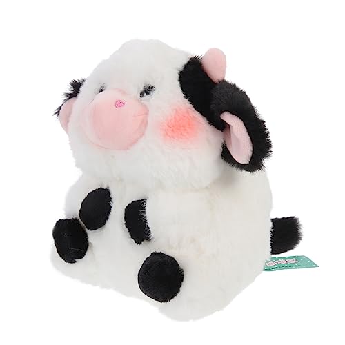 TOYANDONA Kuh Plüschpuppe Kuh stofftier Stuffed Animal Cow Cute Cow doll Cow Plush Animal Cow Stuffed Animal Toy Plüschtier Plüschpuppe Puppenspielzeug Kuscheltier Plüschspielzeug von TOYANDONA