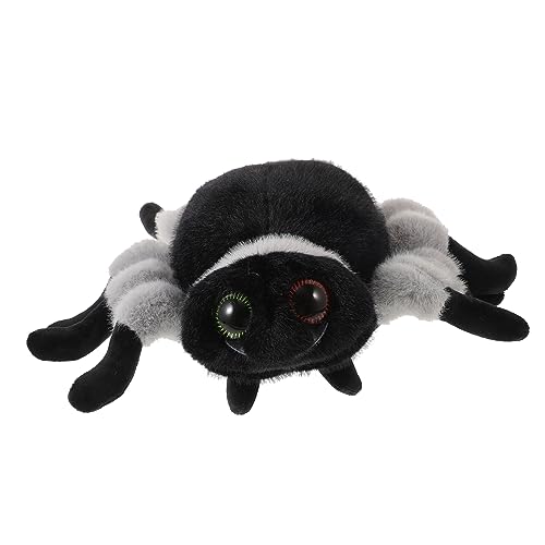 TOYANDONA Kuscheltier Spinne üsch Realistische Schwarze Spinne Weiches Stofftier Für Halloween Deko Und Als Für Und von TOYANDONA