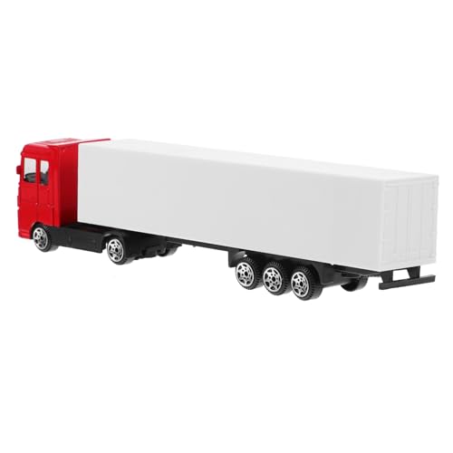 TOYANDONA Lastwagen Spielzeug LKW-modellspielzeug Behälter Roboter Auto Dinosaurier-LKW- LKW Puppenwagen -modellauto-bausatz Mini-Container-LKW Aus Legierung Rot Kinder LKW Spielzeug von TOYANDONA