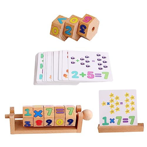 TOYANDONA Lernspielzeug Für 1 Set Mathematische Arithmetik Puzzle Zur Der Intelligenz Montessori Ab 3 Jahren Spaß Beim Lernen Mit Zahlen Und Formen von TOYANDONA