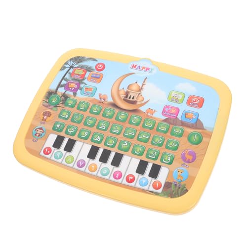 TOYANDONA Lerntablett Für Kinder, Interaktives Arabisch-Alphabet-lernpad Mit Aussprachelehre, Baby-Tablet-Spielzeug Zum Sprachenlernen von TOYANDONA