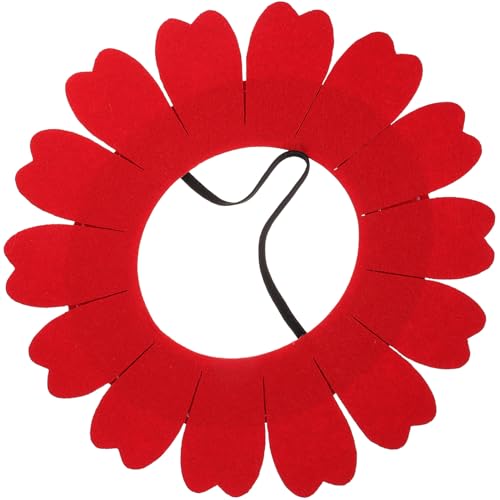 TOYANDONA Lustige Gesichtsmaske Haarband Kunst Wanddekoration sonnenblumen kopfschmuck Sonnenblumen-Kopfschmuck Hut mit Sonnenblumenkopfbedeckung Sonnenblumen-Gastgeschenke von TOYANDONA