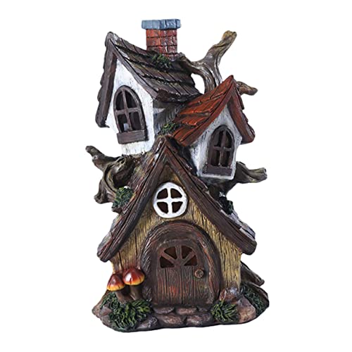 TOYANDONA Tiny House Kit Harz Mini Modell für Garten Decor Mini Bonsai Modell Modellierung Verzierungen von TOYANDONA