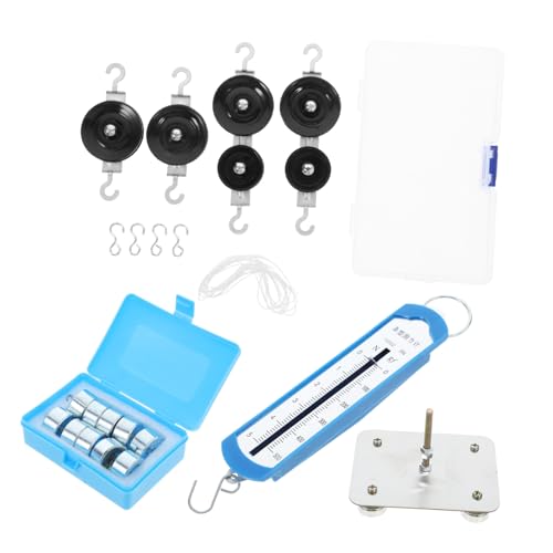 TOYANDONA Magnetisches Physik Experiment Set mit Stabiler Basis Präzisions Kraftmesser Hakengewichte für Mechanikunterricht und Physik Labor an Mittelschulen TOYANDONA Magnetisches Physik Experiment Set mit Stabiler Basis Präzisions Kraftmesser Hakengewichte für Mechanikunterricht und Physik Labor an Mittelschulen von TOYANDONA