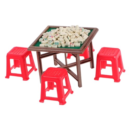 TOYANDONA Maßstab Kunststoff Spieltisch Möbel Für Puppenhaus Dekoration Realistisches Rollenspiel Zubehör Für Sammler TOYANDONA Maßstab Kunststoff Spieltisch Möbel Für Puppenhaus Dekoration Realistisches Rollenspiel Zubehör Für Sammler von TOYANDONA