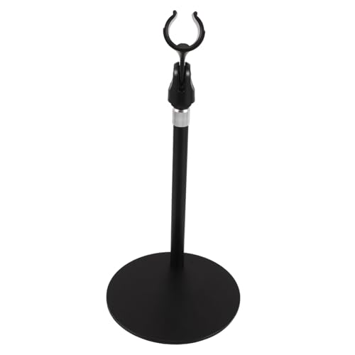 TOYANDONA Mikrofonständer Standmikrofon Mikrofonhalterung Verstellbarer Mikrofonhalter Tischständer Für Mikrofone Teleskop-mikrofonstativ Mikrofon-unterstützung Black Aluminium von TOYANDONA