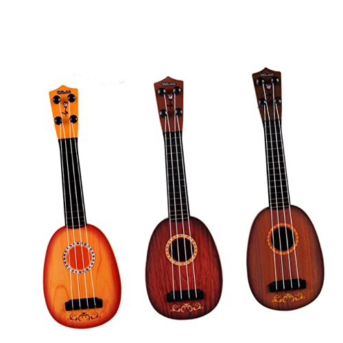 TOYANDONA Mini-Instrumente kinderinstrumente musikinstrumente für musikalische Entwicklung Ukulele kinderspielzeug Gitarre Musikinstrumente, von TOYANDONA