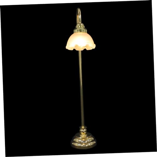 TOYANDONA Mini-stehlampe Laterne Stufenlos Postlichter Miniatur-kronleuchter Bodenbelag Modern Raumlicht Nachtlicht Mikro-landschaftslampe Teppich Winzig Led- Golden Metall von TOYANDONA