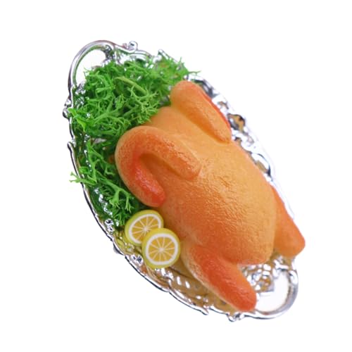 TOYANDONA Miniatur Mini Brathähnchen Modell Realistische Simulation Leichtes Kunst Food Modell für Puppenhaus Küchenzubehör Rollenspiel Partydeko Detailgetreue Nachbildung TOYANDONA Miniatur Mini Brathähnchen Modell Realistische Simulation Leichtes Kunst Food Modell für Puppenhaus Küchenzubehör Rollenspiel Partydeko Detailgetreue Nachbildung von TOYANDONA