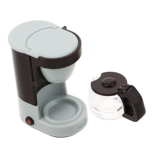 TOYANDONA Modell kaffeemaschine Puppenminiaturzubehör Simulation Kaffeemaschine Puppenhaus Kaffeemaschine Puppenhaus Zubehör Mini-Küchenzubehör Puppenhaus-Miniaturzubehör Plastik von TOYANDONA