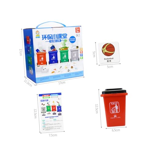 TOYANDONA Mülltonnen mit Karten Montessori Müllsortierung Lernspiel für Umweltbewusstsein Fördert Hand Augen koordination und Frühe Bildung Geeignet Ab Jahren TOYANDONA Mülltonnen mit Karten Montessori Müllsortierung Lernspiel für Umweltbewusstsein Fördert Hand Augen koordination und Frühe Bildung Geeignet Ab Jahren von TOYANDONA