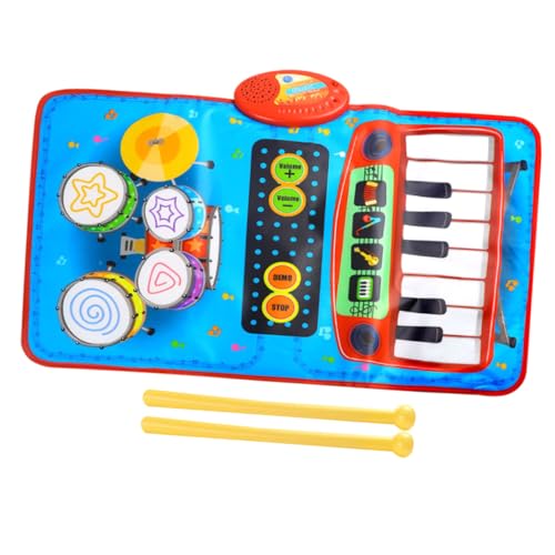 TOYANDONA Musikmatte Spieldecke spielmatte kinderspielzeug Tasteninstrument hühner -Musikinstrument kinderteppich Tastatur Klaviertastenteppich Abs von TOYANDONA