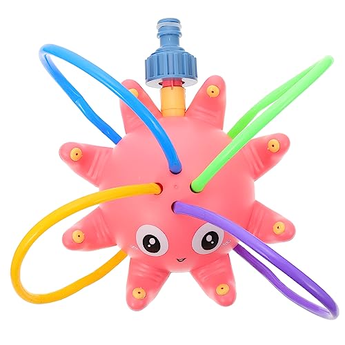 TOYANDONA Octopus Badespielzeug Outdoor-Spielzeug Badewannen Für Kleinkinder Tragbare Badewanne Für Kinder Mädchen Spielzeug Walspielzeug Kinderspielzeug Badewanne Für Kleinkinder Abs Rot von TOYANDONA