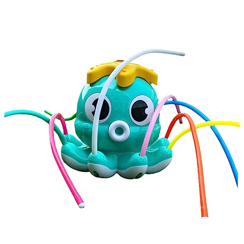 TOYANDONA Oktopus Bestreuen Spielzeug Für Kleinkinder Badewanne Für Kleinkinder Outdoor-Spielzeug Für Mädchen Sprinkler Für Kinder Kleinkinderbecken Schwimmendes Tierspielzeug Plastik Blue von TOYANDONA