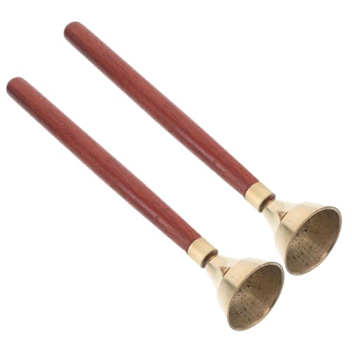 TOYANDONA Orff Handglocken mit Holzgriff Percussion Instrumente Musikalisches Lernspielzeug für Vorschule Musikunterricht und Frühförderung TOYANDONA Orff Handglocken mit Holzgriff Percussion Instrumente Musikalisches Lernspielzeug für Vorschule Musikunterricht und Frühförderung von TOYANDONA