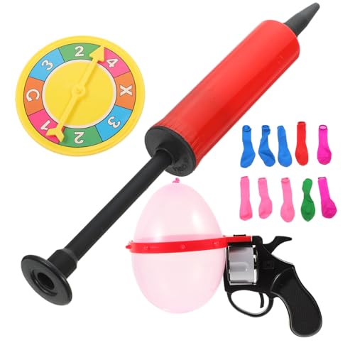 TOYANDONA Parodie Dartscheibe Und Ballon Kinderparty Luftballons Knifflige Party Drehtisch Kind Drehtisch Luftballons Für Kinder Für Kinder Party Roulette Knifflig von TOYANDONA