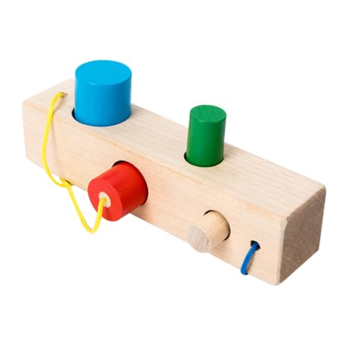 TOYANDONA Passende Spielzeuge Aus Bausteinen Plüschtiere Ich Liebe Lesezeichen Indoor- Einfädler Nagelsticker Für Neckendes Kostüm Mini- Holz von TOYANDONA