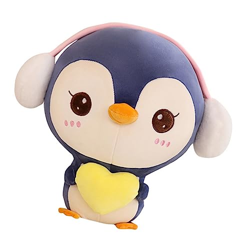 TOYANDONA Pinguin-plüschpuppe Stofftierpuppe Pinguin-plüschtier Schöne Puppenverzierung Schönes Puppenspielzeug Gefülltes Faultier Plüschtier Stofftier Blue Plüsch Und Pp Baumwolle von TOYANDONA