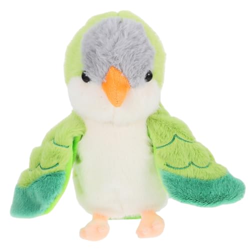 TOYANDONA Plüsch Handpuppenspielzeug Für Cartoon Tierpapagei Puppe Zum Geschichtenerzählen Fantasievolles Vogel Fingerpuppen Für Kleinkinder von TOYANDONA