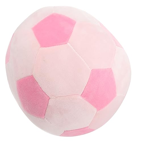 TOYANDONA Plüschballspielzeug Fußball für Kinder Flauschige Kissen für Mädchen Spielzeug für Kinder Plüschfußball kinderzimmerdeko Room Decoration Plüschkugel Fußballsachen PP Baumwolle von TOYANDONA