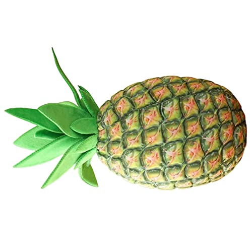 TOYANDONA Plüschtier Kuscheltier kindergeschenk Decor Pillow seat Cushion Schlafkissen Fruchtthemakissen Ananas- Obst Zeug Ananas Kissen Ananas Zeug PP Baumwolle Green von TOYANDONA