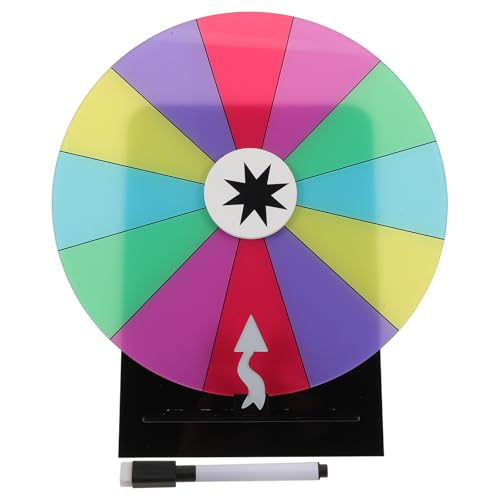 TOYANDONA Preisrad – Drehrad für Preise – 12 Fächer, farbiges Tisch-Roulette für Glücksspiel, Drehspiel für Karneval und Messen TOYANDONA Preisrad – Drehrad für Preise – 12 Fächer, farbiges Tisch-Roulette für Glücksspiel, Drehspiel für Karneval und Messen von TOYANDONA