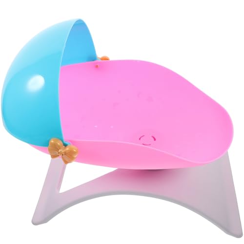 TOYANDONA Puppen-Shaker spielzeuge Kinderpuppenbettspielzeug Zubehör für Babypuppen Kinderspielzeug Puppenbettmodell Modell Einer Puppenkrippe für Mädchen Plastik von TOYANDONA