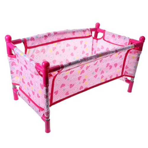 TOYANDONA Puppenbett Kinderspielzeug Mini Babypuppen Spielzeughaus Stubenwagen B Spielzeug Kinderspielzeug Mini Spielzeug Babys Puppen Puppenhaus Babyzubehör Bettwäsche von TOYANDONA