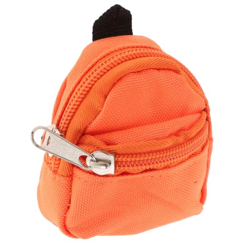 TOYANDONA Puppenrucksack Kleine Puppentasche Decora- Reisezubehör Für Puppen Puppen-klassenzimmermöbel Mini-Rucksack-schlüsselanhänger Puppenreisetasche Mini-Schultasche Stoff von TOYANDONA