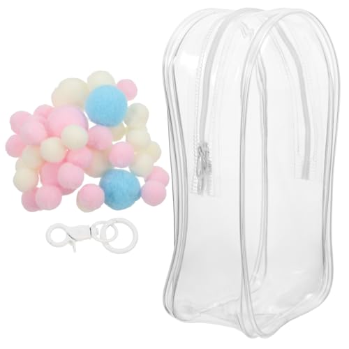 TOYANDONA Puppentasche Puppenbeutel Figuren Display Tasche Transparenter Puppen-Organizer Puppentragetasche Transparente Displaytasche transparente Mini-Spielzeugdisplay PVC von TOYANDONA