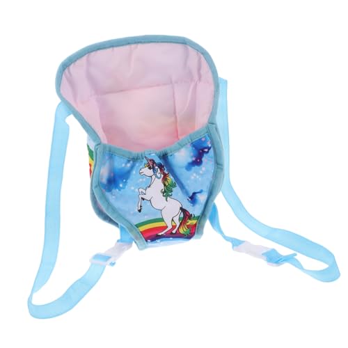 TOYANDONA Puppenträger Einkaufstasche Puppen Retro-Hase Sling-Anzug-Puppen Mini-Puppen Tierpuppen Puppentrage Rucksack Rucksackträger für Babypuppen Tragetasche für Puppen Stoff von TOYANDONA