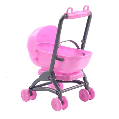 TOYANDONA Puppenwagen Für Realistischer Puppenbuggy Für Puppen Ideales Zubehör Für Puppenhaus Ab Jahren Geeignet Puppenwagenspielzeug Für Kreative Rollenspiele von TOYANDONA