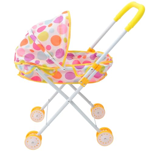 TOYANDONA Puppenwagen Kleinkindspielzeug Für Mädchen Mädchenspielzeug Babypuppen Für Kleinkinder Für Babys Minispielzeug Kinderwagen Rollwagen Kinderwagenwagen Mädchenspielzeug Oxford von TOYANDONA