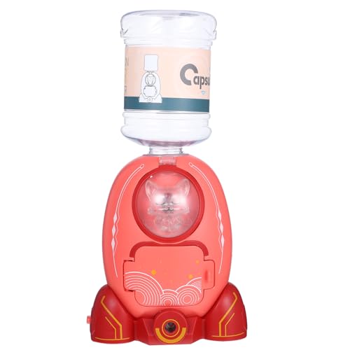 TOYANDONA Raumkapsel-wasserspender Wasserspender Für Mini-wasserspender Miniküche Kleiner Wasserspender Desktop-wasserspender Wasserspender Für Den Schreibtisch Lernspielzeug Rot Abs von TOYANDONA