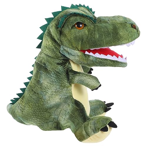 TOYANDONA Realistische Dinosaurierpuppe Tiere Spielzeug Tierisches Spielzeug Tierhandpuppen Dinosaurier-puppenspielzeug Cartoon-Dinosaurier-Marionette Kinderspielzeug Plüschtier Pp Baumwolle von TOYANDONA