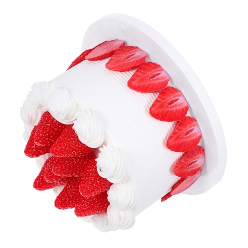 TOYANDONA Künstliche Geburtstagstorte Für Schaufensterdekoration Realistisches Simulationslebensmittel Leicht Zu Reinigender Kunstkuchenmodell Für Fotoshootings Und Partys TOYANDONA Künstliche Geburtstagstorte Für Schaufensterdekoration Realistisches Simulationslebensmittel Leicht Zu Reinigender Kunstkuchenmodell Für Fotoshootings Und Partys von TOYANDONA