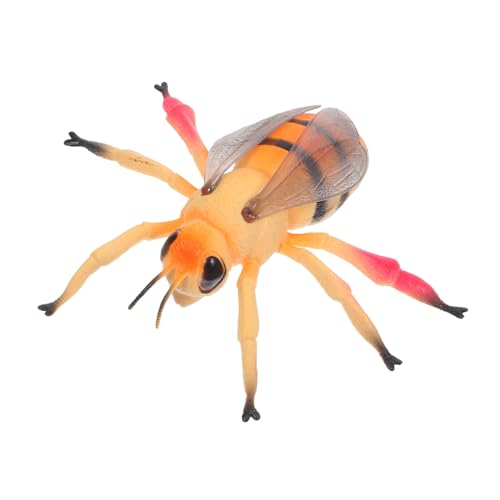 TOYANDONA Realistisches Bienenmodell aus Gummi Pädagogisches Insektenspielzeug für Naturgetreue Figur zur Umweltentdeckung Lernspielzeug und Dekoration für Geburtstage und Schule TOYANDONA Realistisches Bienenmodell aus Gummi Pädagogisches Insektenspielzeug für Naturgetreue Figur zur Umweltentdeckung Lernspielzeug und Dekoration für Geburtstage und Schule von TOYANDONA