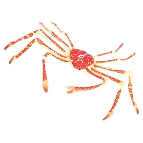 TOYANDONA Realistisches Kunststoff krabbentier Modell Pädagogisches Meereslebewesen für Detailreiche King Crab Figur Langlebig Geburtstagsgeschenk und Lernspielzeug TOYANDONA Realistisches Kunststoff krabbentier Modell Pädagogisches Meereslebewesen für Detailreiche King Crab Figur Langlebig Geburtstagsgeschenk und Lernspielzeug von TOYANDONA