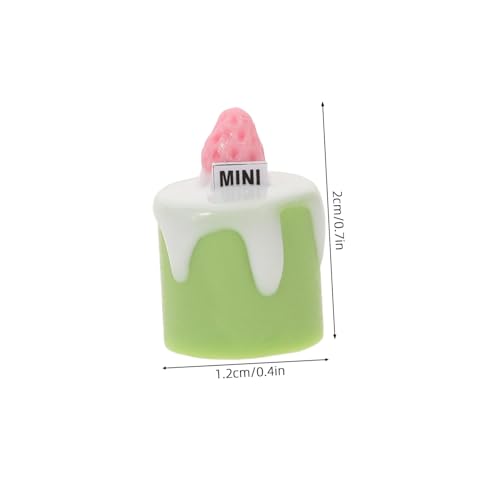 TOYANDONA Realistisches Miniatur Matcha Kuchenmodell Harz Stabiles Künstliches Dessert für Puppenhaus Vielseitig als Fotorequisite Sammlerobjekt und Kreative DIY Bäckerei Szene TOYANDONA Realistisches Miniatur Matcha Kuchenmodell Harz Stabiles Künstliches Dessert für Puppenhaus Vielseitig als Fotorequisite Sammlerobjekt und Kreative DIY Bäckerei Szene von TOYANDONA