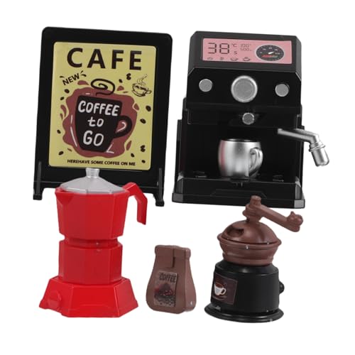 TOYANDONA Realistisches Miniatur Modell mit Detailgetreuer Kaffeemaschine Kreative Puppenhausdekoration für Sammler und Fotografie Lebensechte Mini Szene TOYANDONA Realistisches Miniatur Modell mit Detailgetreuer Kaffeemaschine Kreative Puppenhausdekoration für Sammler und Fotografie Lebensechte Mini Szene von TOYANDONA