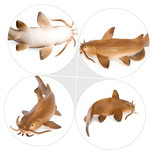 TOYANDONA Realistisches Welsmodell aus Kunststoff Lebensechte Tischdekoration Pädagogisches Fischspielzeug für Kreatives Lernspielzeug und Wohnaccessoire Sicheres Material Geschenkidee TOYANDONA Realistisches Welsmodell aus Kunststoff Lebensechte Tischdekoration Pädagogisches Fischspielzeug für Kreatives Lernspielzeug und Wohnaccessoire Sicheres Material Geschenkidee von TOYANDONA