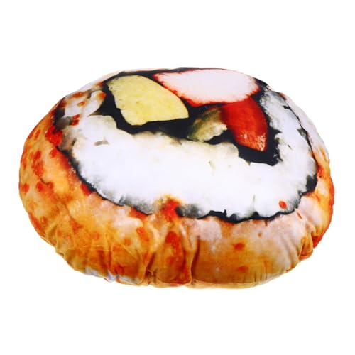 TOYANDONA Rollen Simuliertes Sushi-Kissen Kissen für Sofa Dekokissen für Kinder geldgeschenke Weihnachten weihnachsgeschenk Spielzeug spielzeuge Kissen süß Sushi-Plüschkissen Baumwolle von TOYANDONA