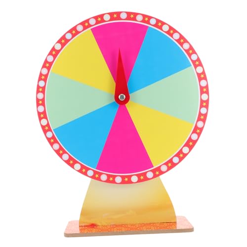 TOYANDONA Roulette-Lotteriespiel Schicksalsrad Requisiten für Partyspiele. unterhaltungsspiele Gaming Equipment Toy Plattenspieler drehteller Glücksbrettspiel Spielpreisrad Schaum von TOYANDONA