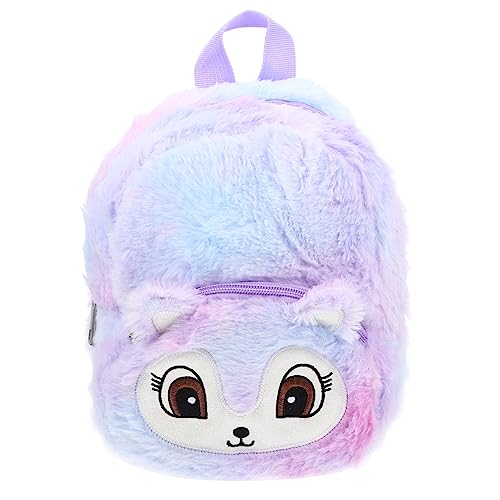 TOYANDONA Rucksack Schultasche für lässige Umhängetasche Rucksäcke für Mädchen schultüte büchertasche Wallet Aufbewahrungstasche für Mädchen Einkaufstasche Polyester Violett von TOYANDONA