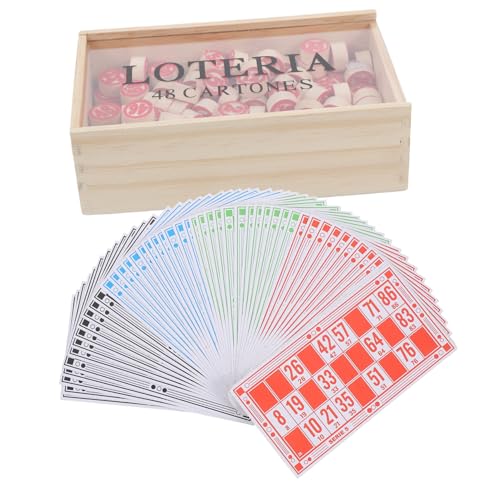 TOYANDONA Russisches Bingo spielset mit Tragbarem Schachbrett und Figuren Fördert Logisches Denken und Teamfähigkeit Inklusive Praktischem Aufbewahrungskoffer für Familienpartys und TOYANDONA Russisches Bingo spielset mit Tragbarem Schachbrett und Figuren Fördert Logisches Denken und Teamfähigkeit Inklusive Praktischem Aufbewahrungskoffer für Familienpartys und von TOYANDONA
