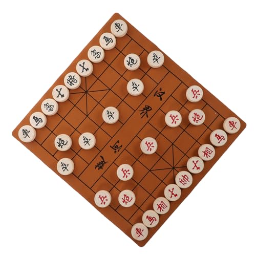 TOYANDONA Satz Schachbrettspiel Dame-brettspiel Für Märchenschach Chinesisches Schach Chinesisches Spiel Schachbretter Für Erwachsene China-Schach Chinesische Dame Reiseschach Holz von TOYANDONA