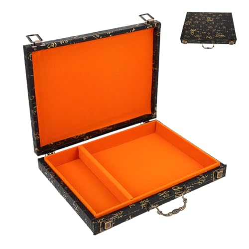 TOYANDONA Holz Mahjong Spiel Aufbewahrungsbox Traditioneller Behälter Vintage Organizer Für Chinesische Mahjong Steine Schach Brettspiele TOYANDONA Holz Mahjong Spiel Aufbewahrungsbox Traditioneller Behälter Vintage Organizer Für Chinesische Mahjong Steine Schach Brettspiele von TOYANDONA