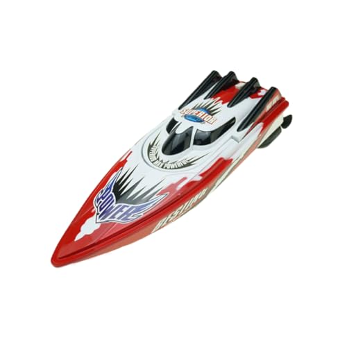 TOYANDONA Spielzeug Hohes Boot Rennboot-Modell Rc Futterboot Rc-Boot Ferngesteuertes Segelboot Poolspielzeug Rc-Schlacht Boot Mit Alligatorkopf Rc Fischerboot Spielzeuge Modelle Rot Ohne von TOYANDONA