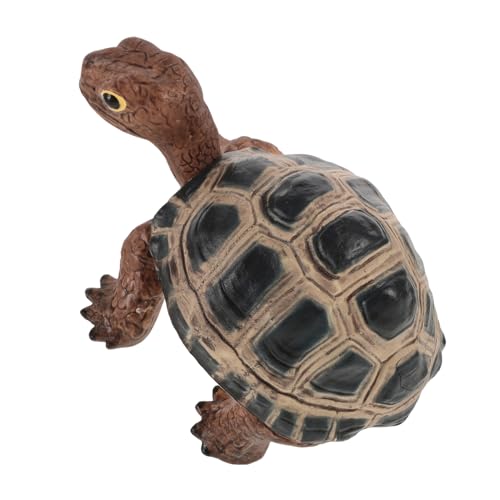 TOYANDONA Schildkröten-Modell Aquarium-schildkröten-Ornament Schildkröten-simulationsmodell Statue Der Gartenschildkröte Schildkröten-wildtierspielzeug Realistische Schildkrötenfigur PVC von TOYANDONA